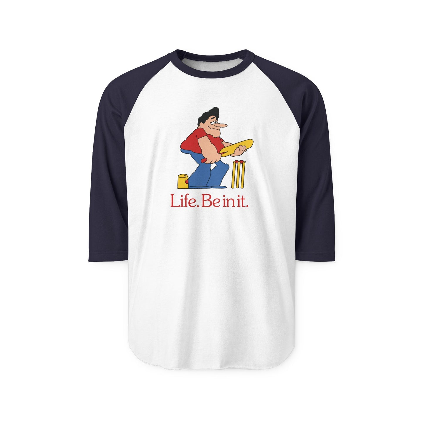 Life Be in it - Norm Cricket Unisex Raglan Shirt