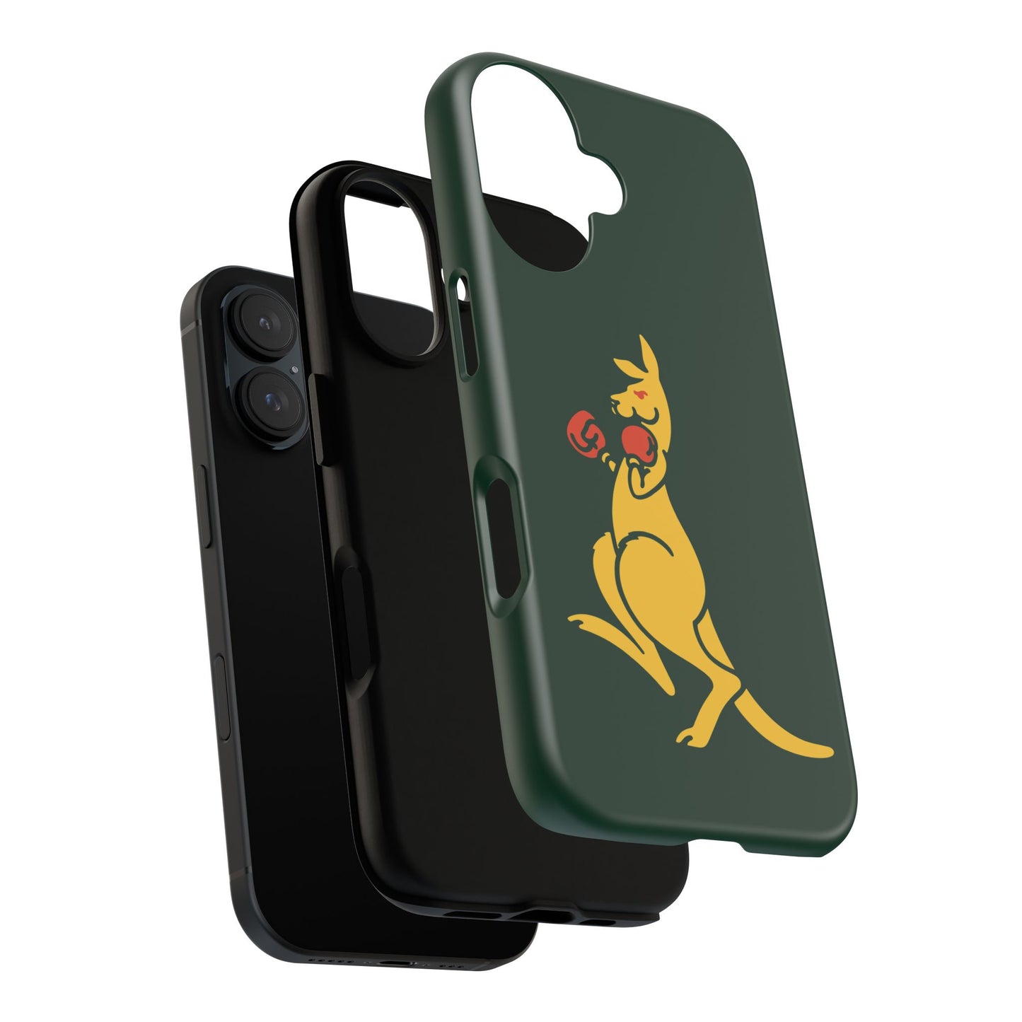 Phone Case - Boxing Kangaroo Bottle Green Tough Protective Case