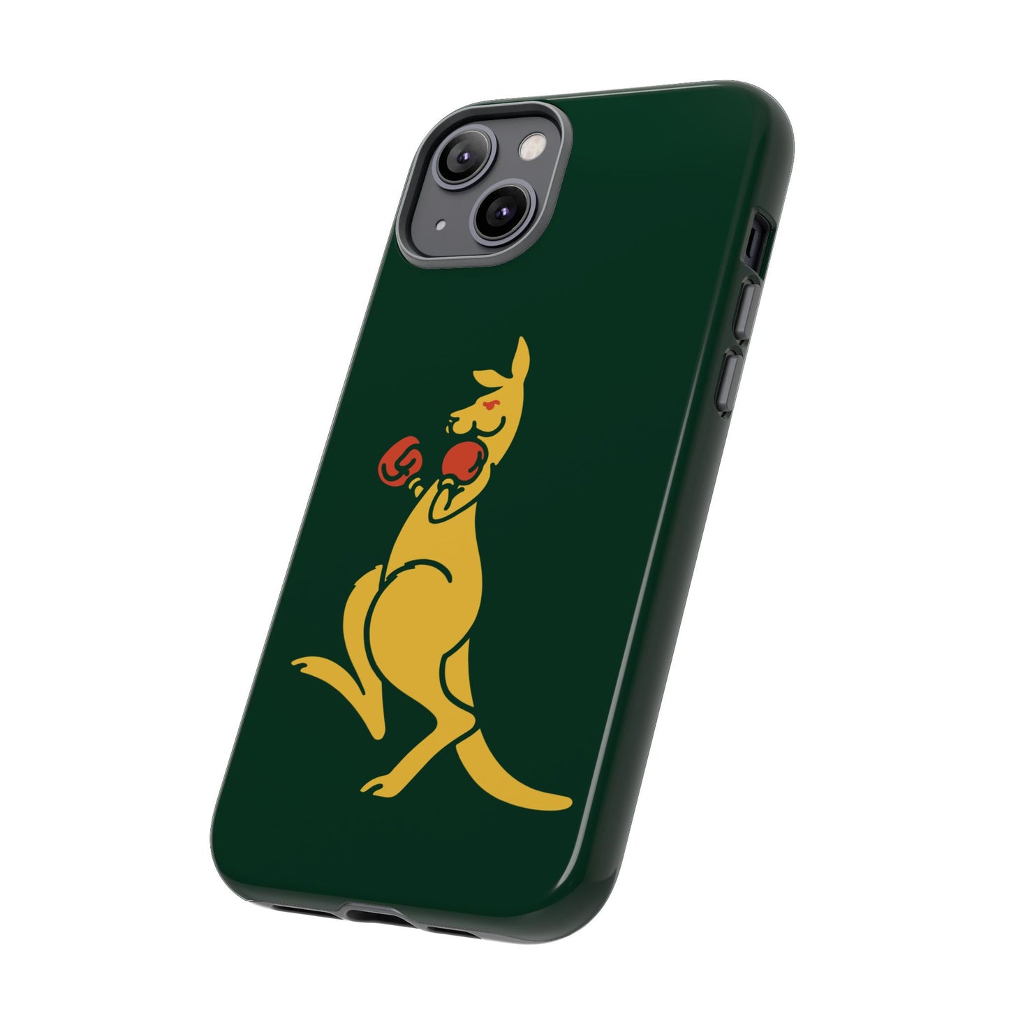 Phone Case - Boxing Kangaroo Bottle Green Tough Protective Case