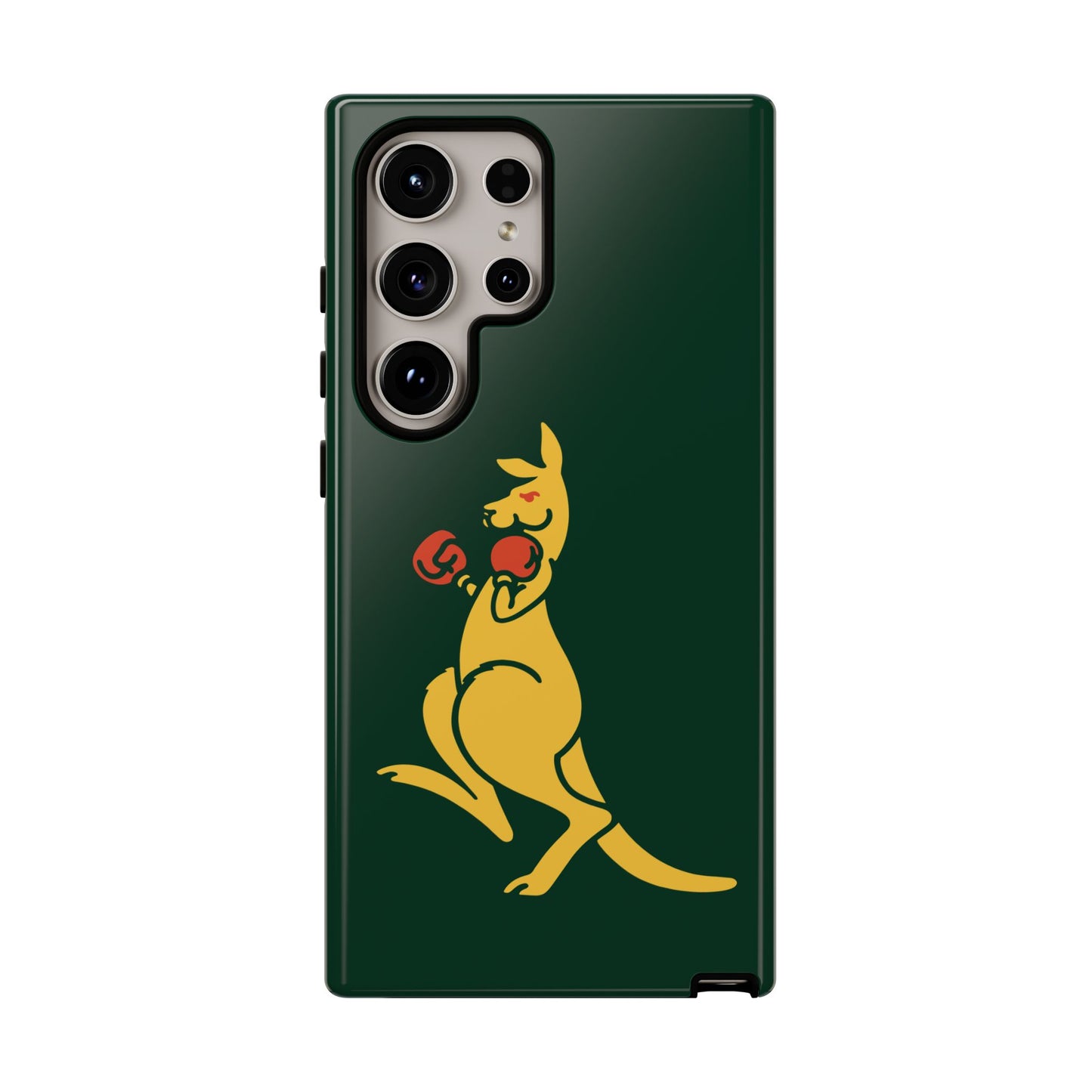 Phone Case - Boxing Kangaroo Bottle Green Tough Protective Case