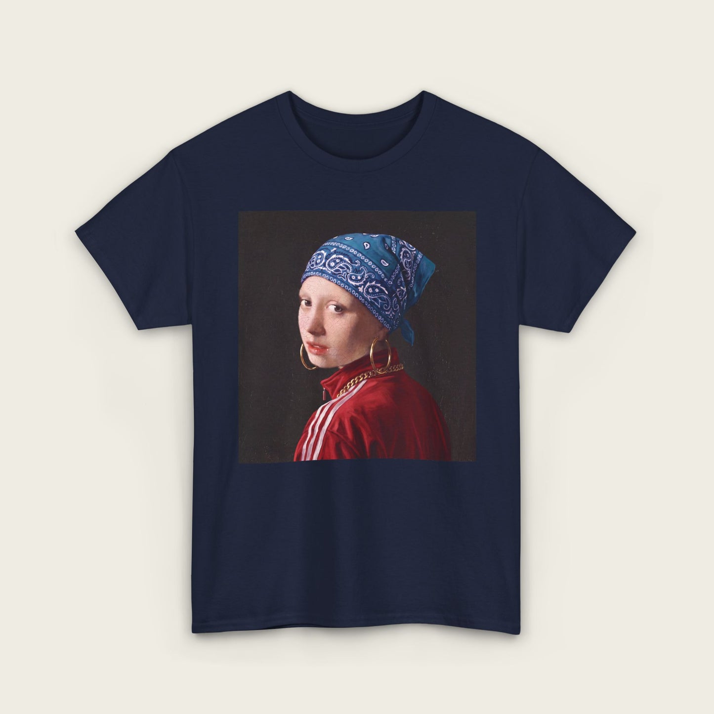Girl With A Hoop Earring Unisex Tee
