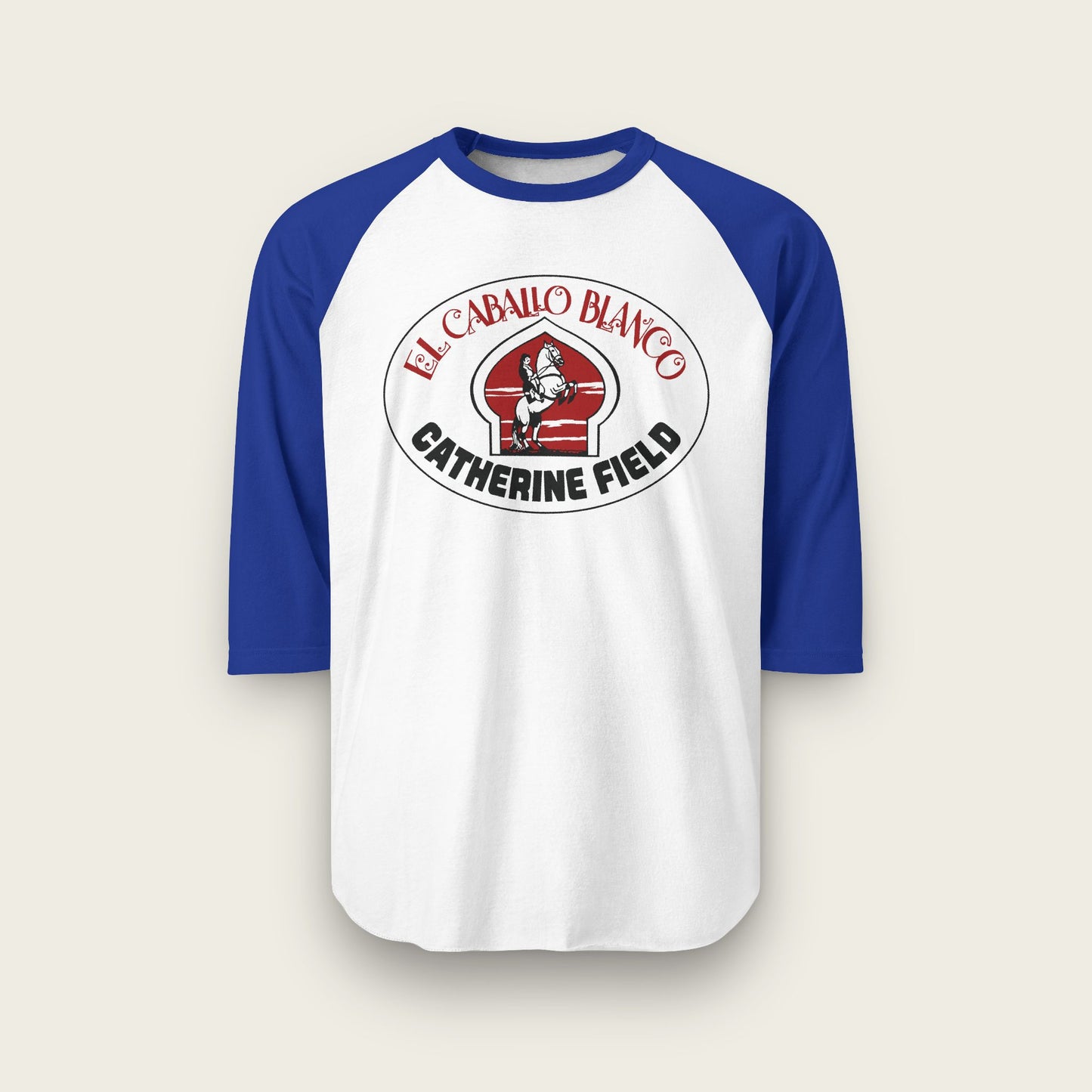 El Caballo Blanco Catherine Field Unisex Raglan Shirt