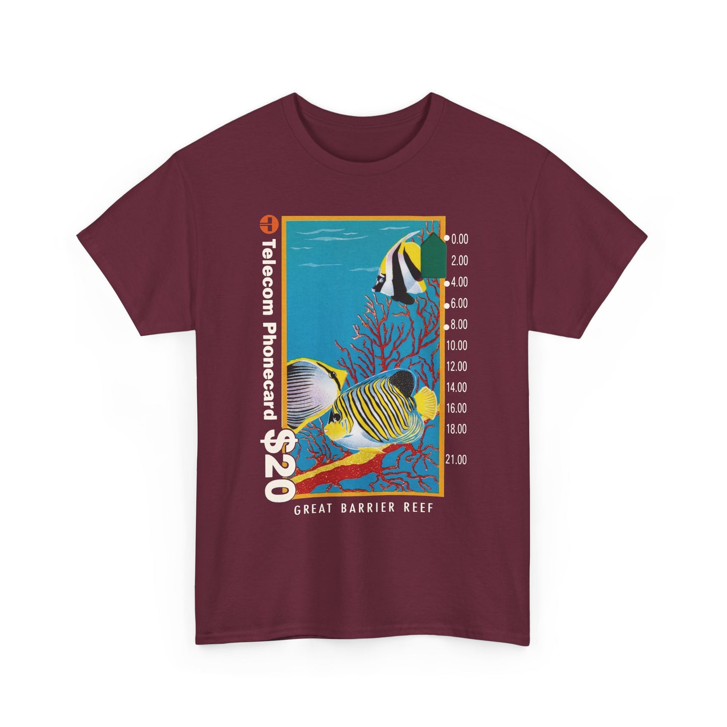 Great Barrier Reef Phonecard Unisex Tee