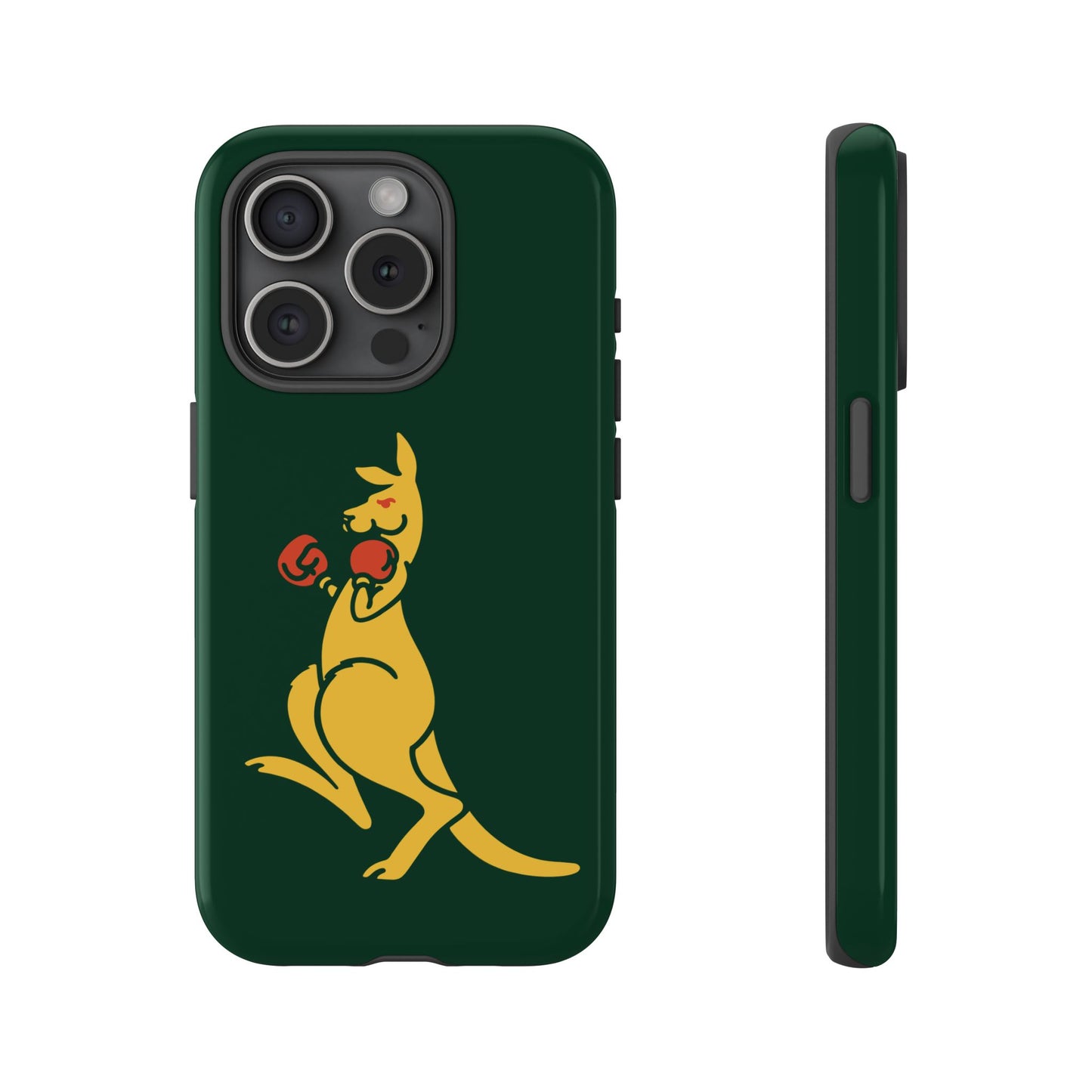 Phone Case - Boxing Kangaroo Bottle Green Tough Protective Case