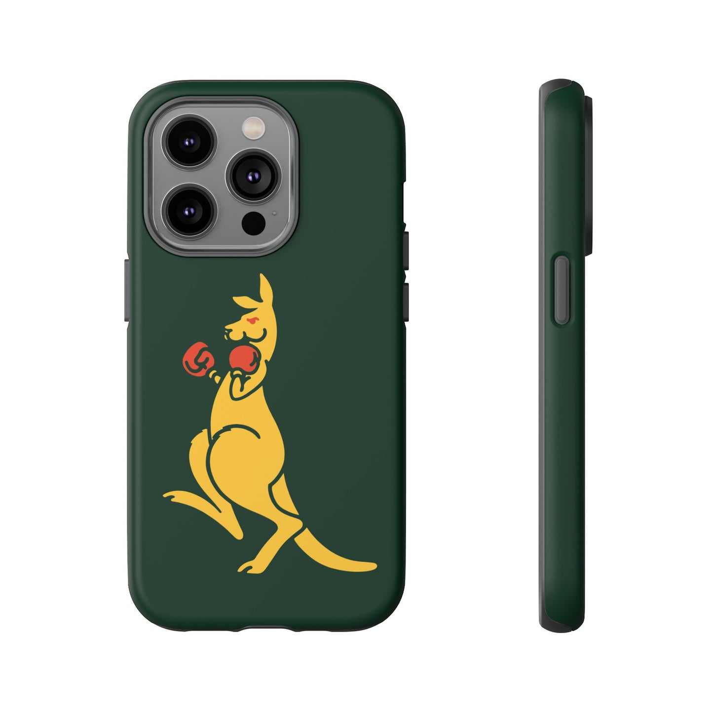 Phone Case - Boxing Kangaroo Bottle Green Tough Protective Case
