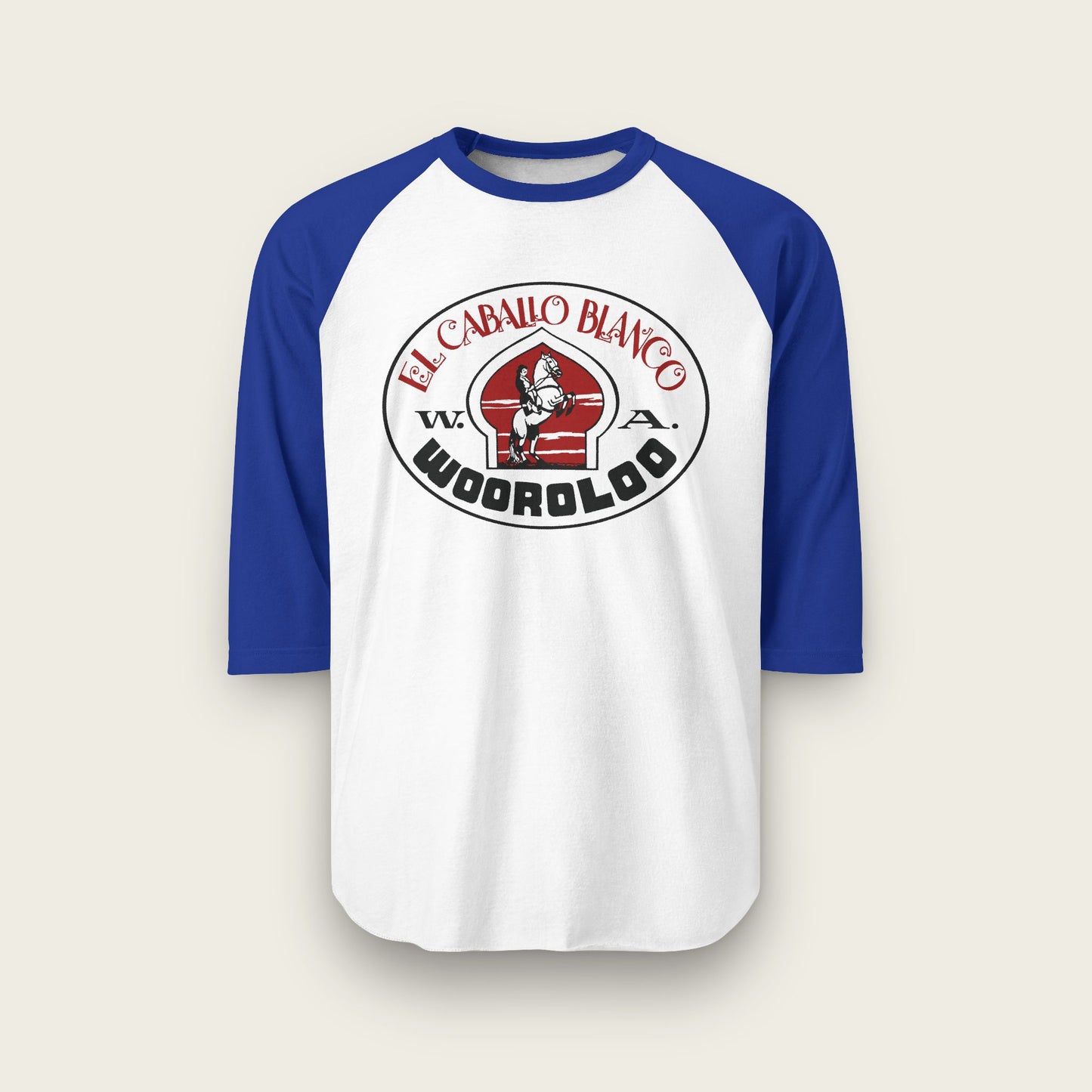 El Caballo Blanco Wooroloo Unisex Raglan Shirt