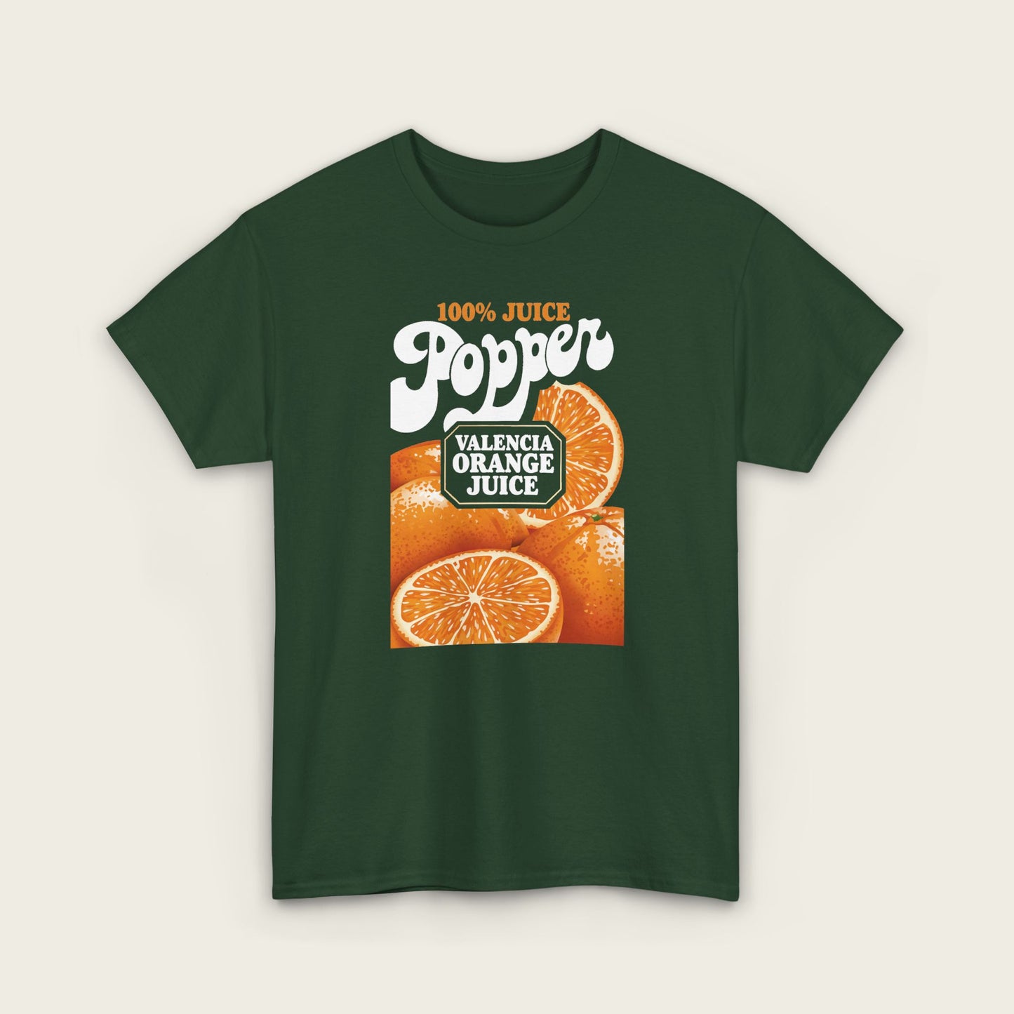 Popper Valencia Orange Unisex Tee