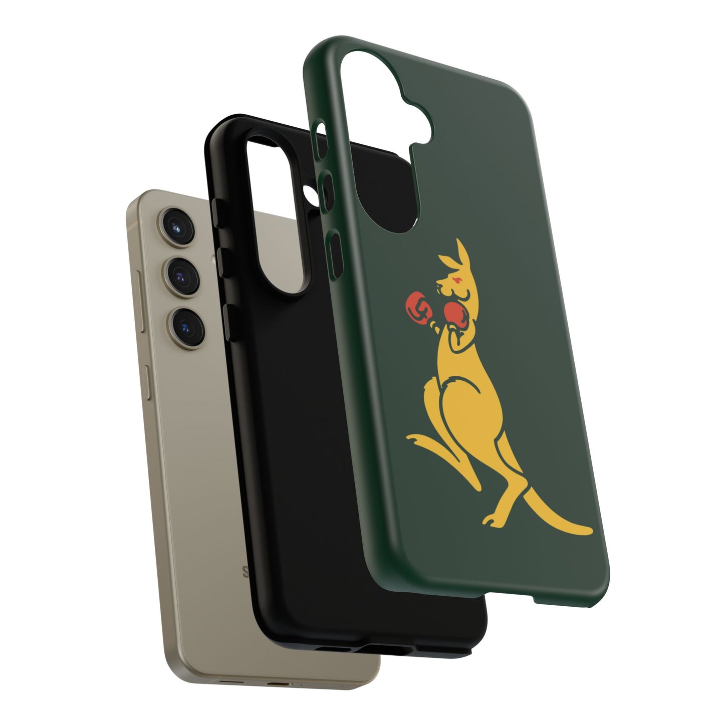 Phone Case - Boxing Kangaroo Bottle Green Tough Protective Case