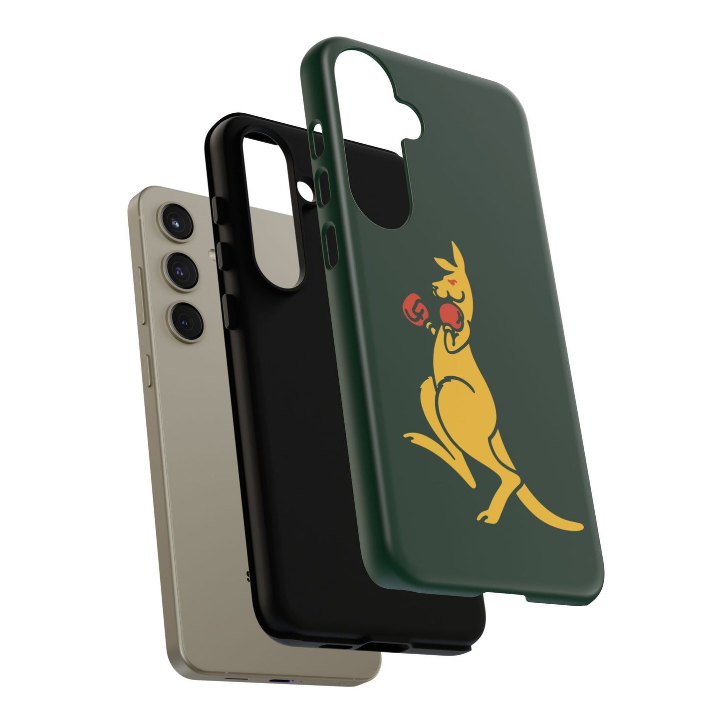 Phone Case - Boxing Kangaroo Bottle Green Tough Protective Case