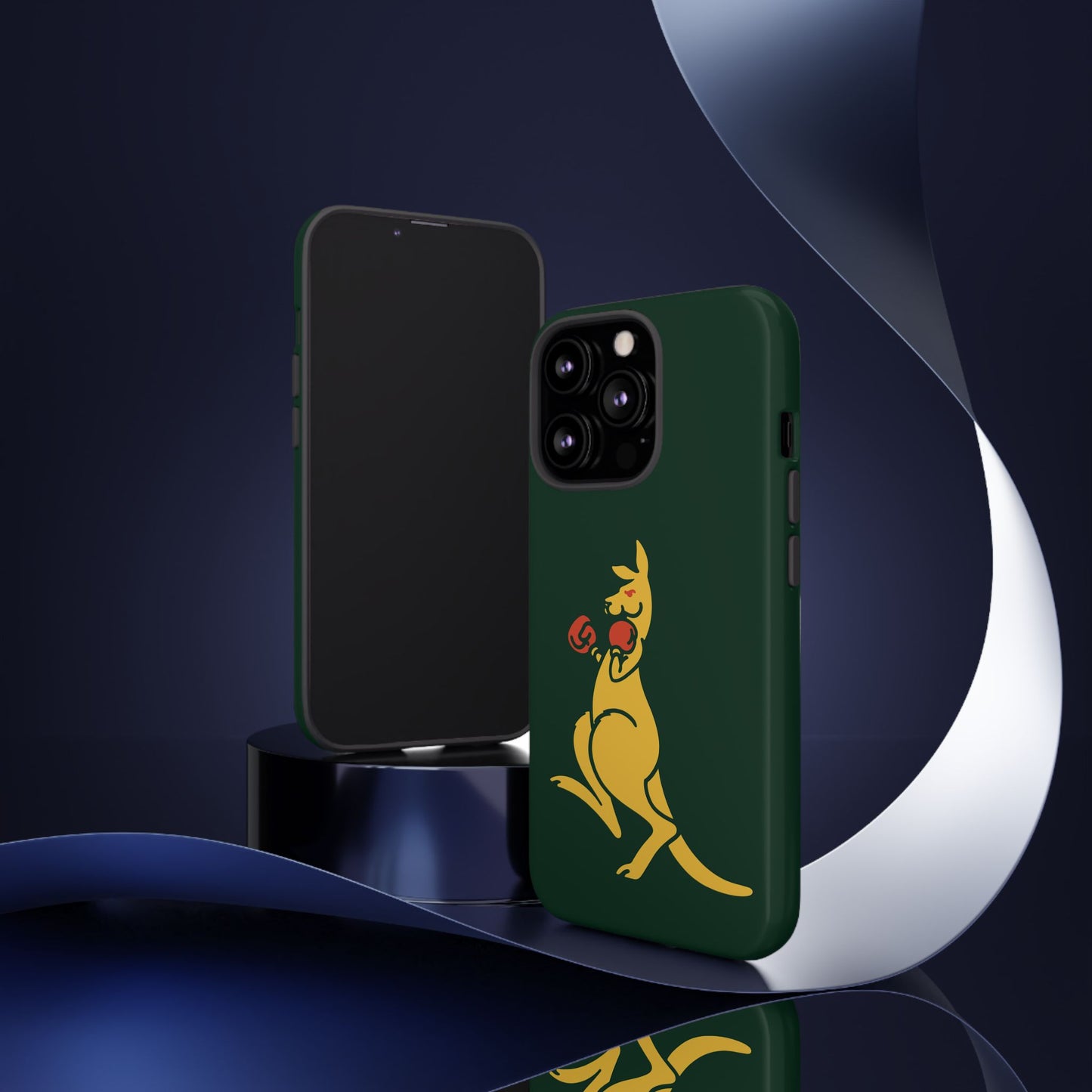 Phone Case - Boxing Kangaroo Bottle Green Tough Protective Case