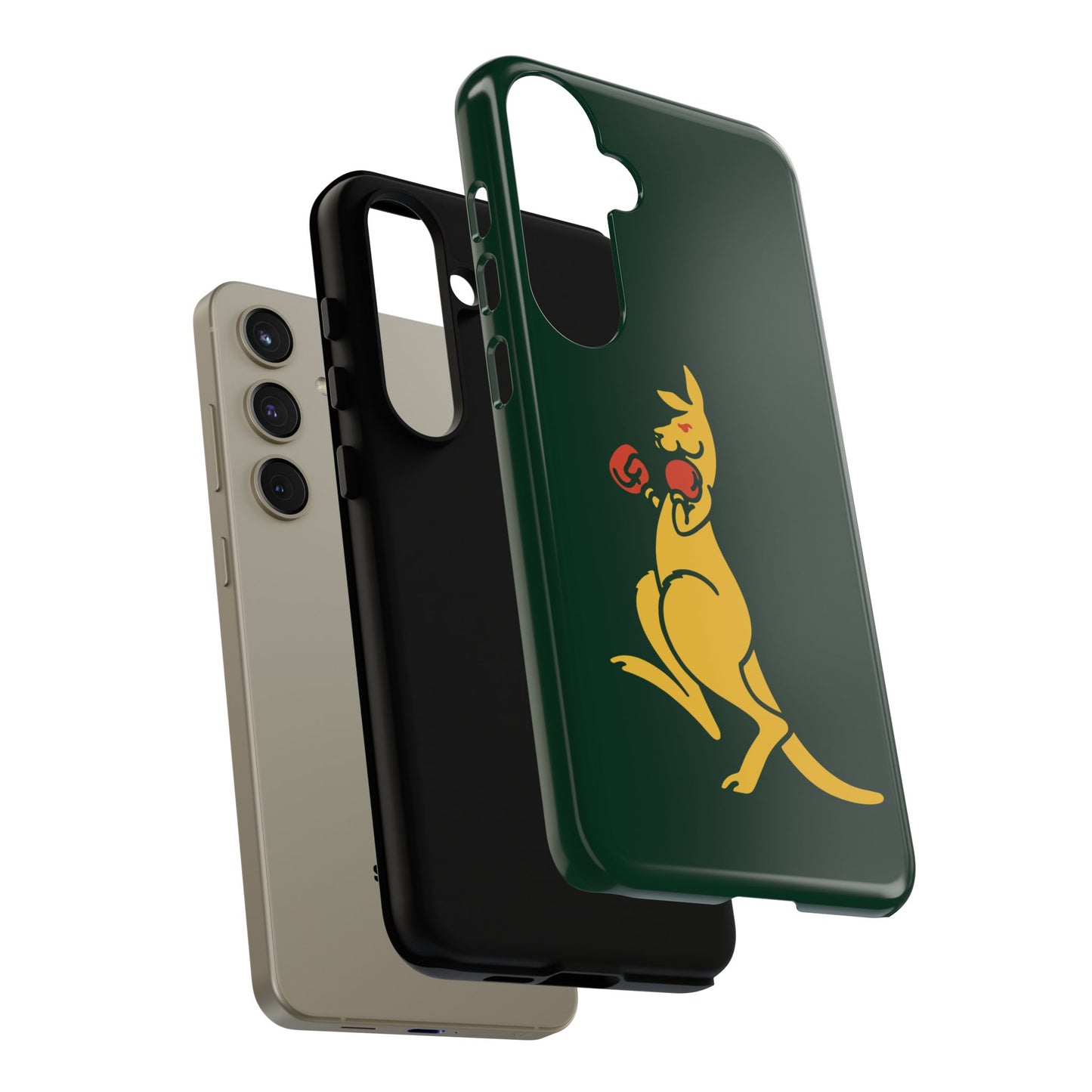 Phone Case - Boxing Kangaroo Bottle Green Tough Protective Case