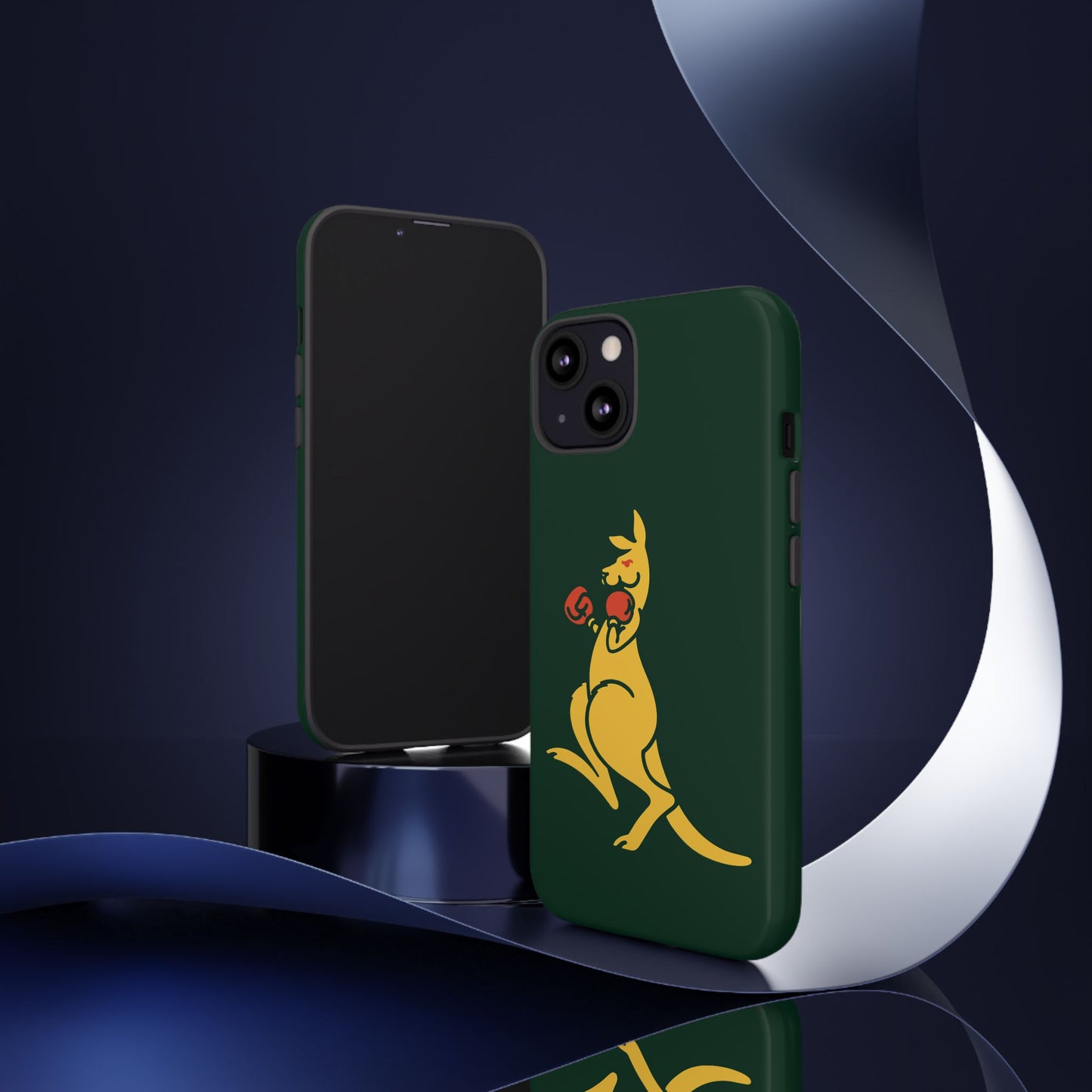 Phone Case - Boxing Kangaroo Bottle Green Tough Protective Case