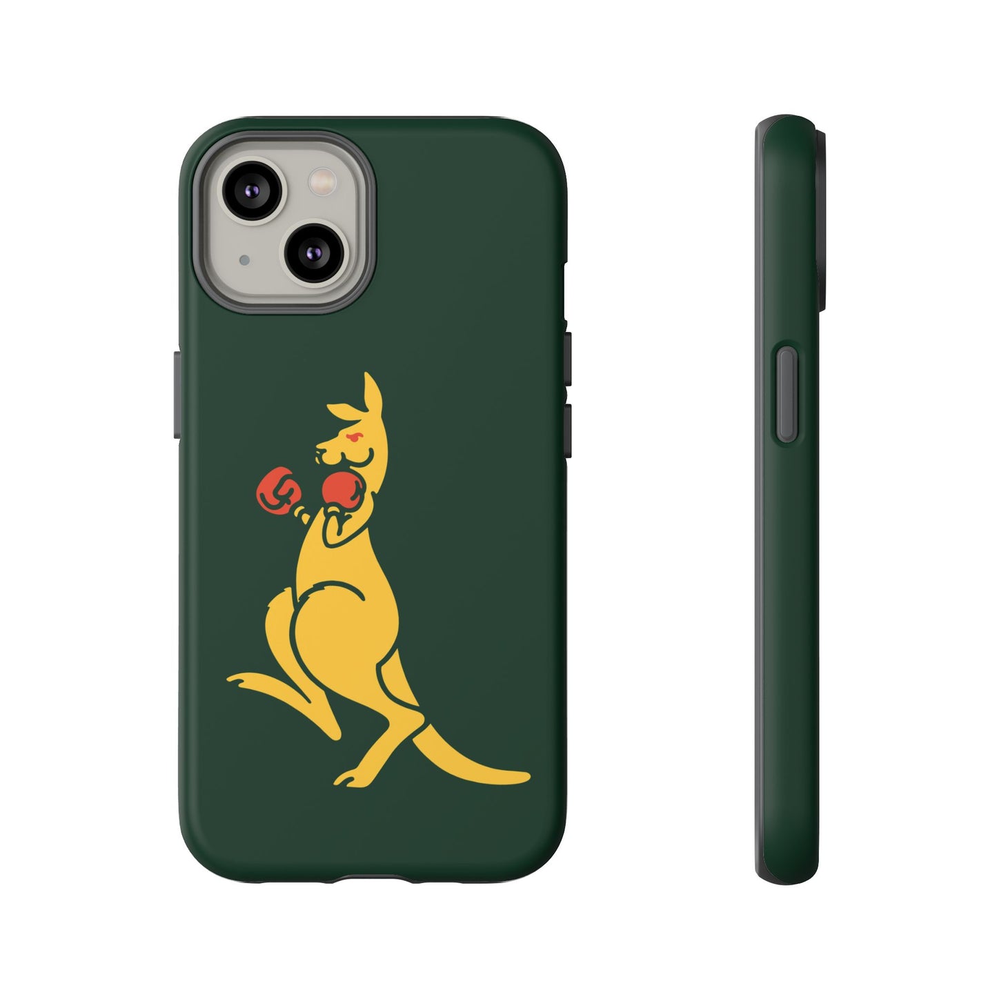 Phone Case - Boxing Kangaroo Bottle Green Tough Protective Case