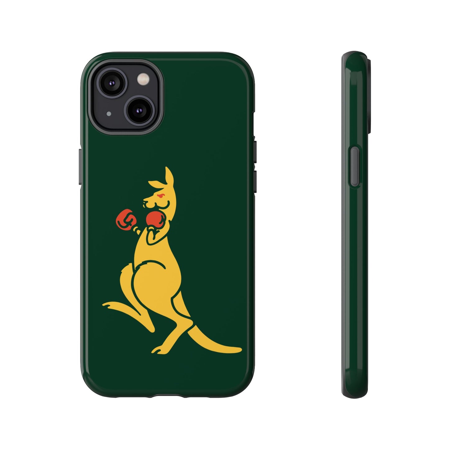 Phone Case - Boxing Kangaroo Bottle Green Tough Protective Case