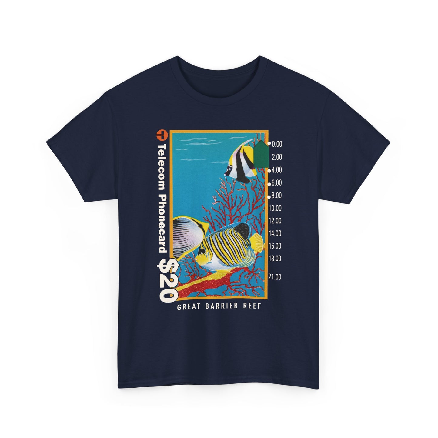 Great Barrier Reef Phonecard Unisex Tee