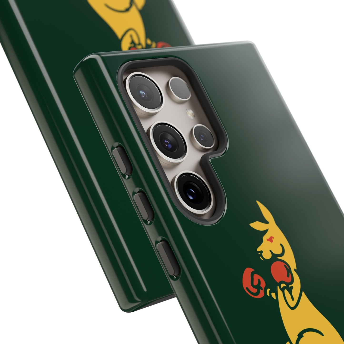 Phone Case - Boxing Kangaroo Bottle Green Tough Protective Case