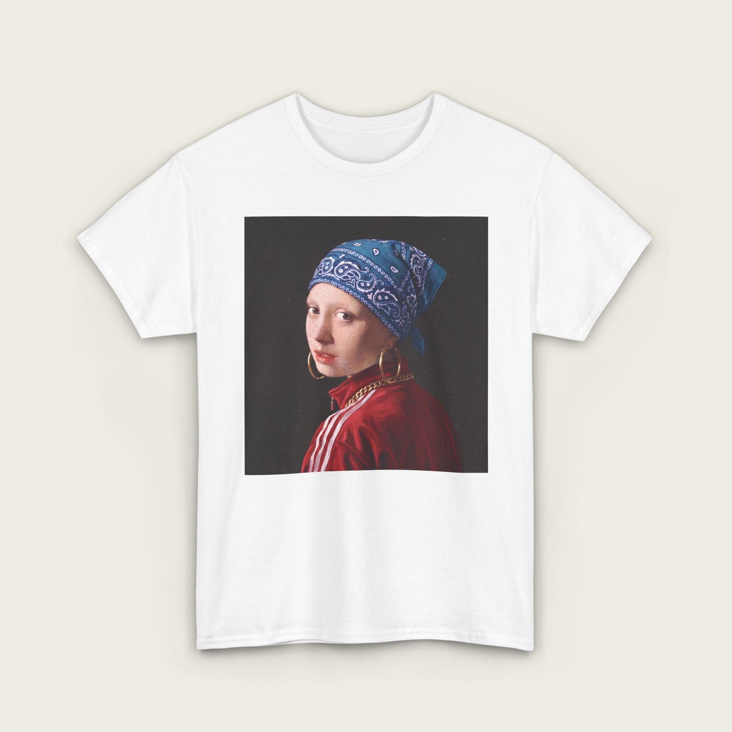 Girl With A Hoop Earring Unisex Tee