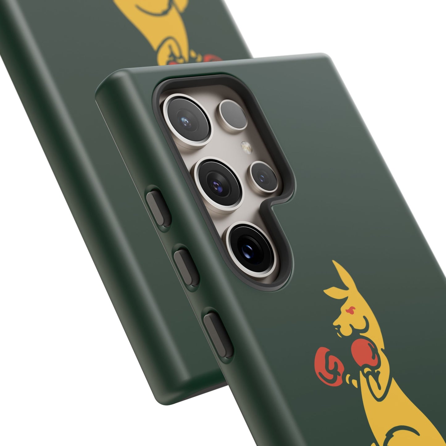 Phone Case - Boxing Kangaroo Bottle Green Tough Protective Case