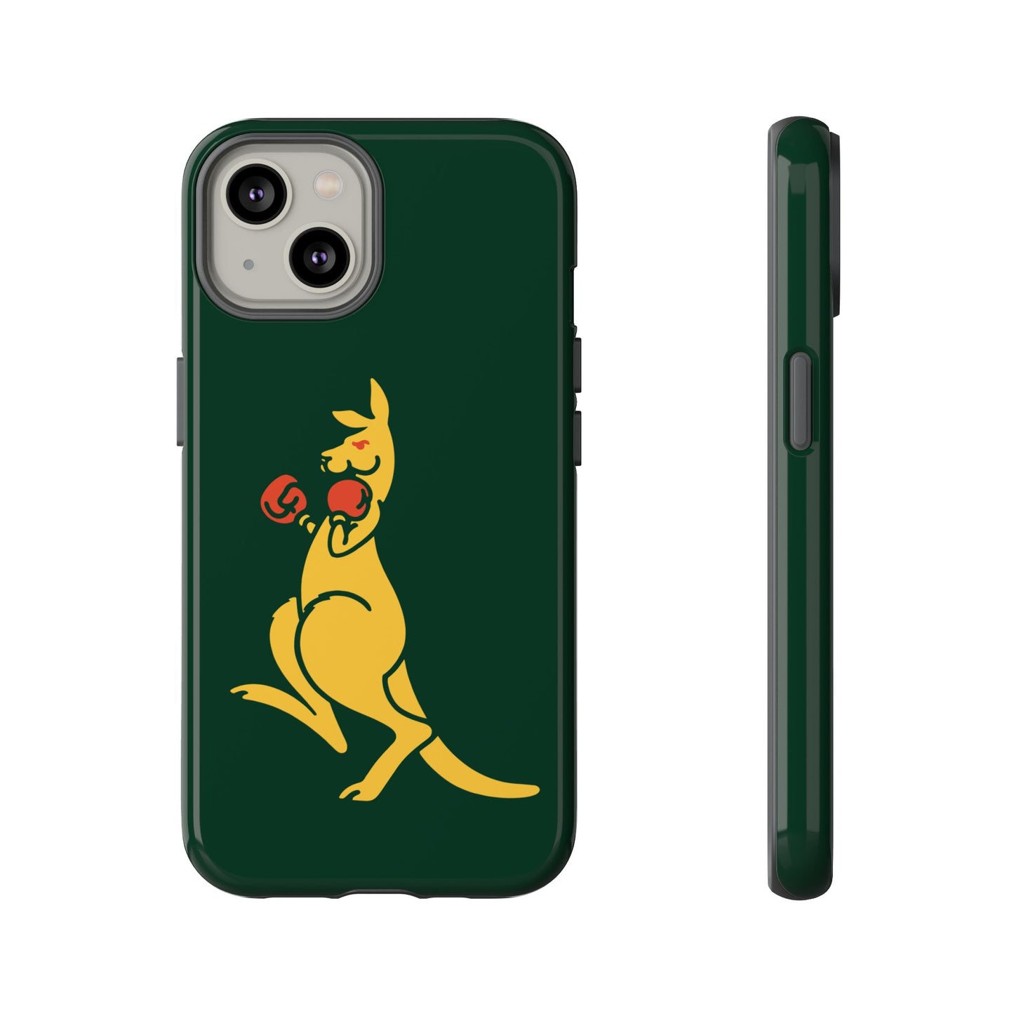 Phone Case - Boxing Kangaroo Bottle Green Tough Protective Case