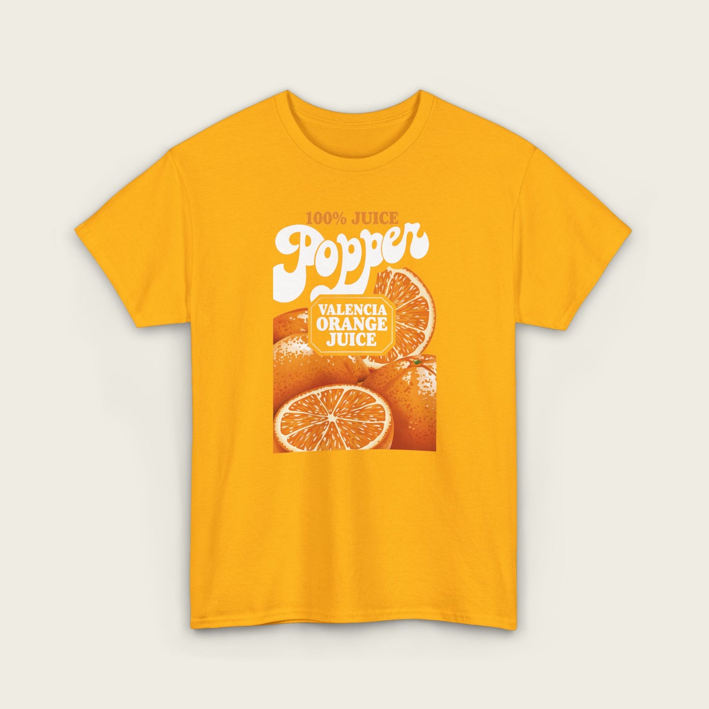 Popper Valencia Orange Unisex Tee