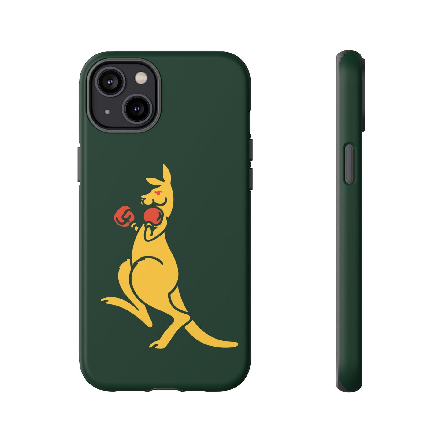 Phone Case - Boxing Kangaroo Bottle Green Tough Protective Case