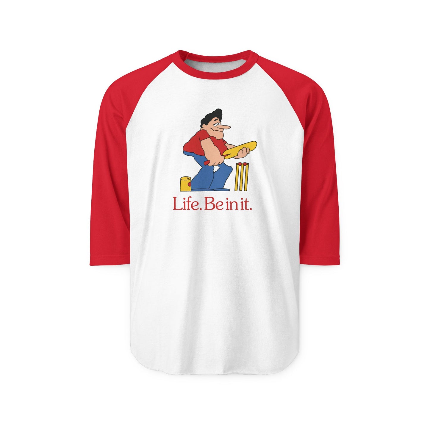 Life Be in it - Norm Cricket Unisex Raglan Shirt