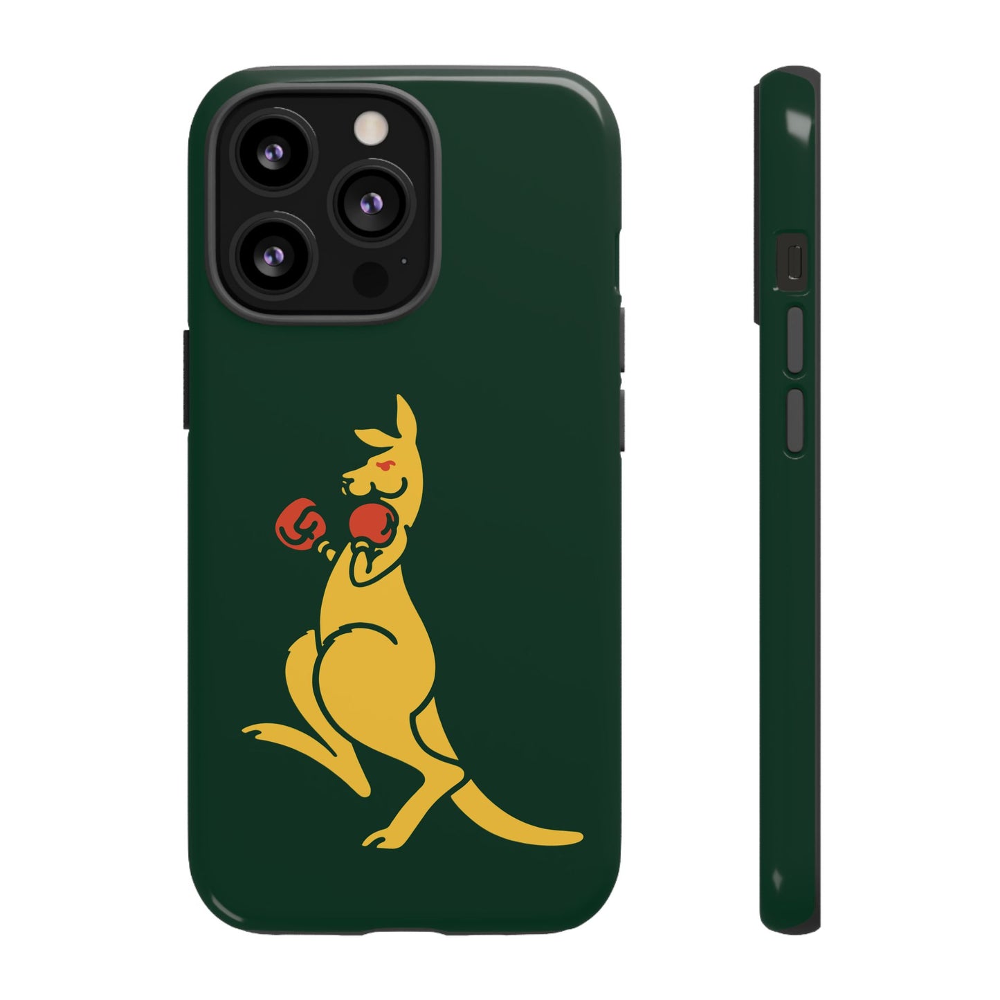Phone Case - Boxing Kangaroo Bottle Green Tough Protective Case