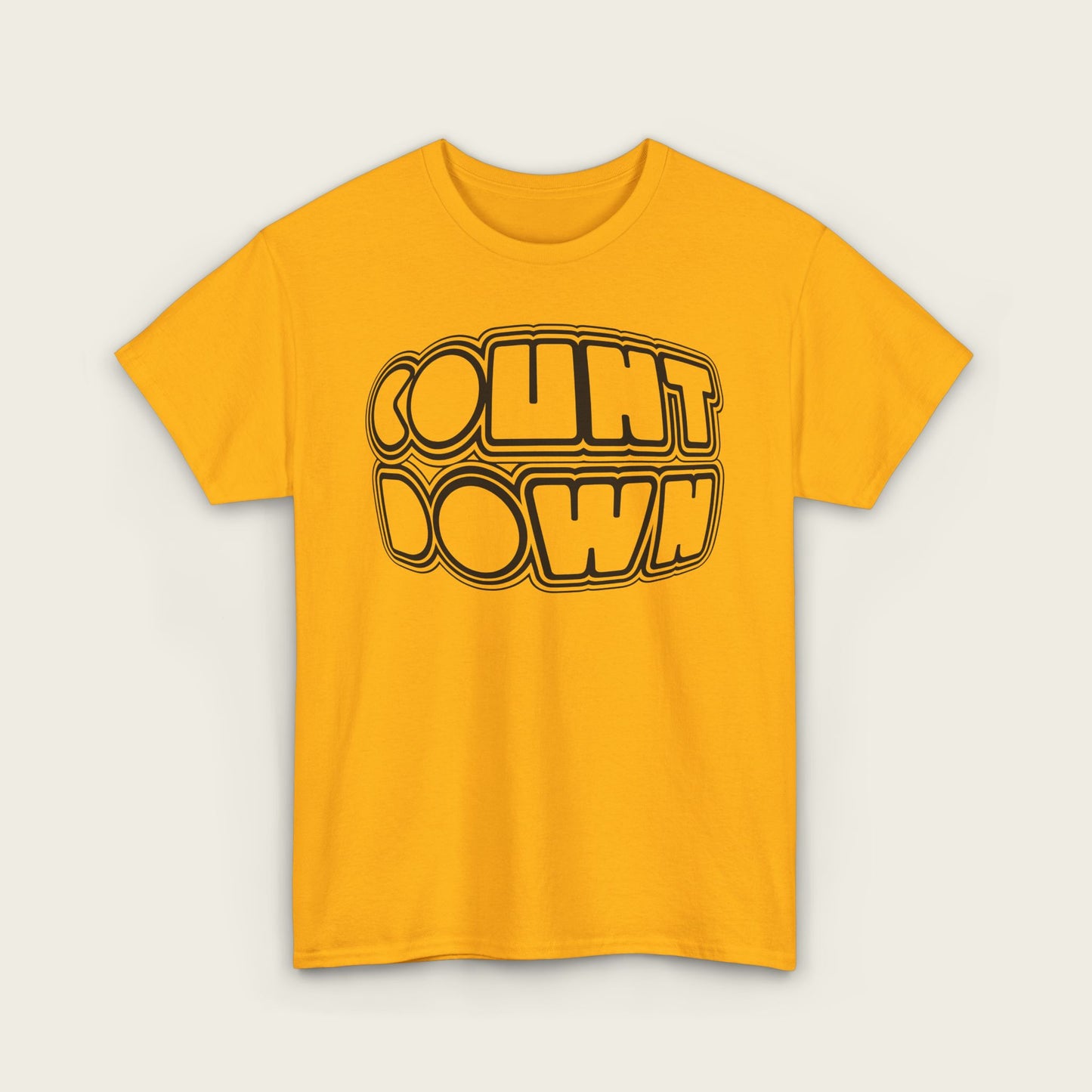COUNTDOWN Outline Unisex Tee