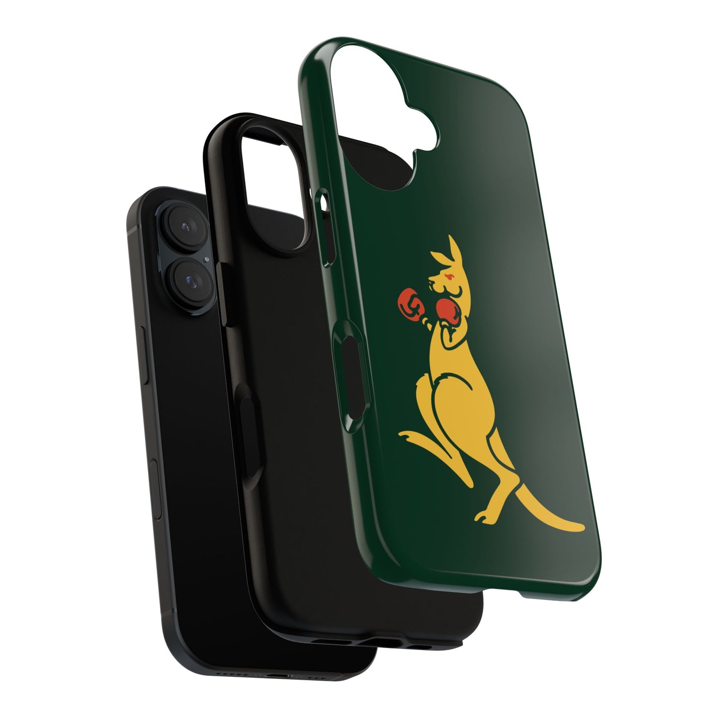 Phone Case - Boxing Kangaroo Bottle Green Tough Protective Case