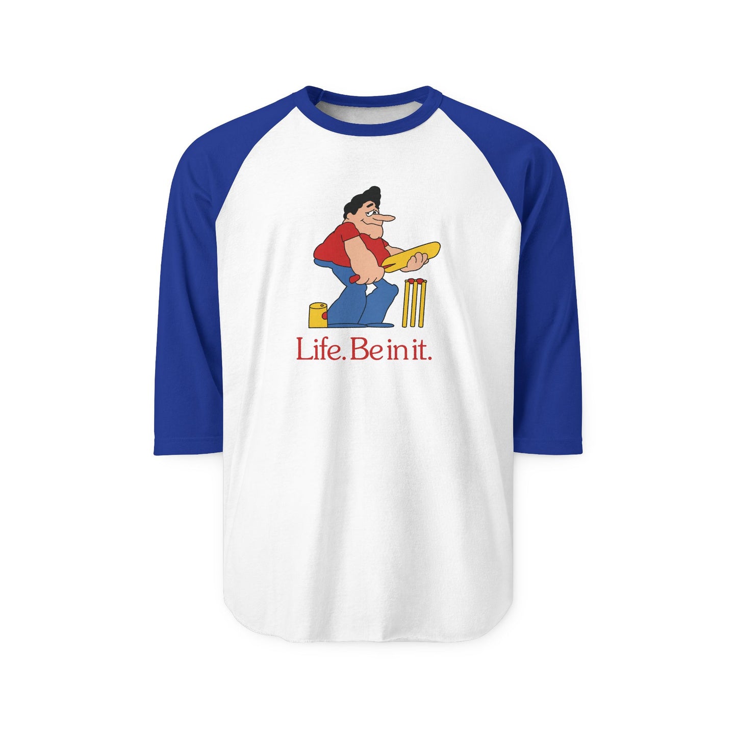 Life Be in it - Norm Cricket Unisex Raglan Shirt
