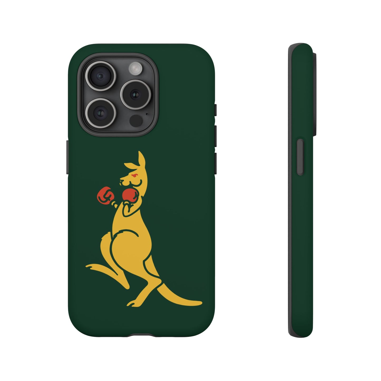 Phone Case - Boxing Kangaroo Bottle Green Tough Protective Case