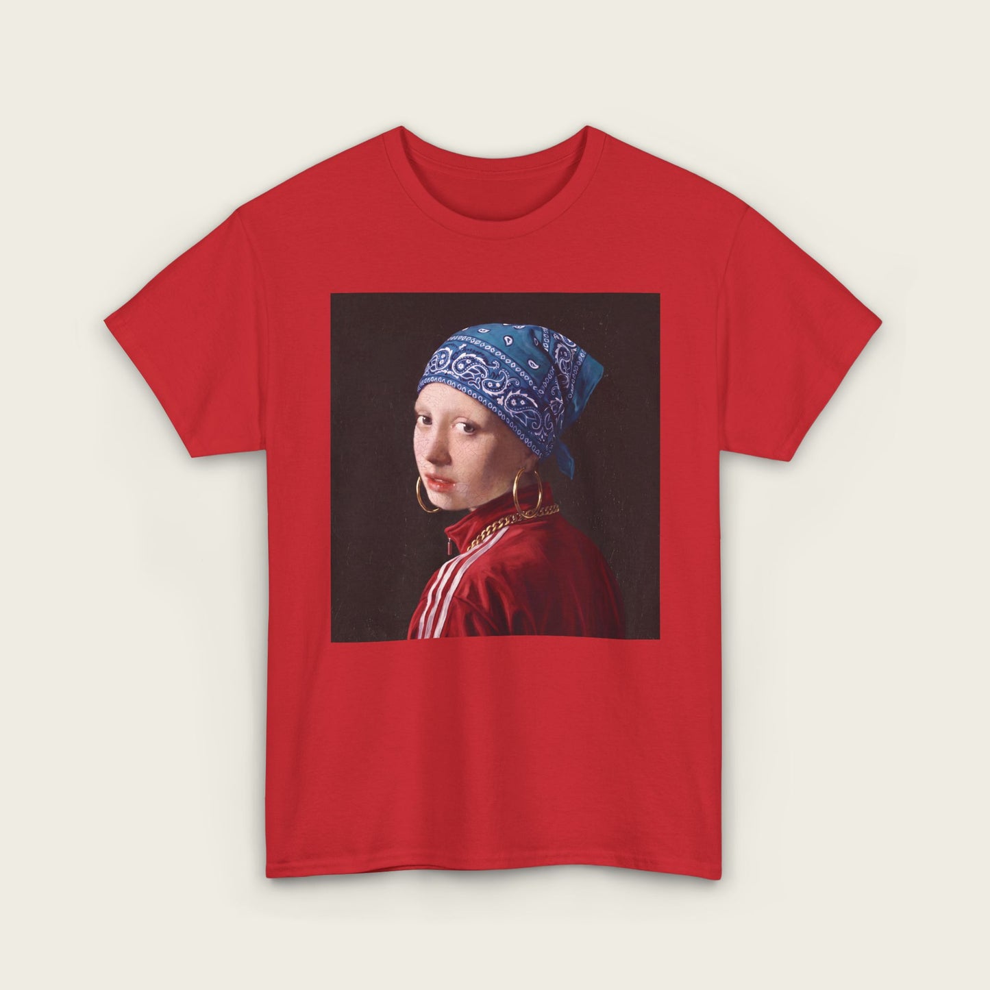 Girl With A Hoop Earring Unisex Tee