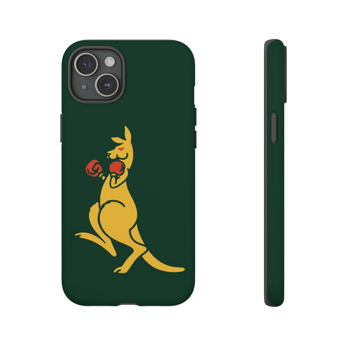 Phone Case - Boxing Kangaroo Bottle Green Tough Protective Case
