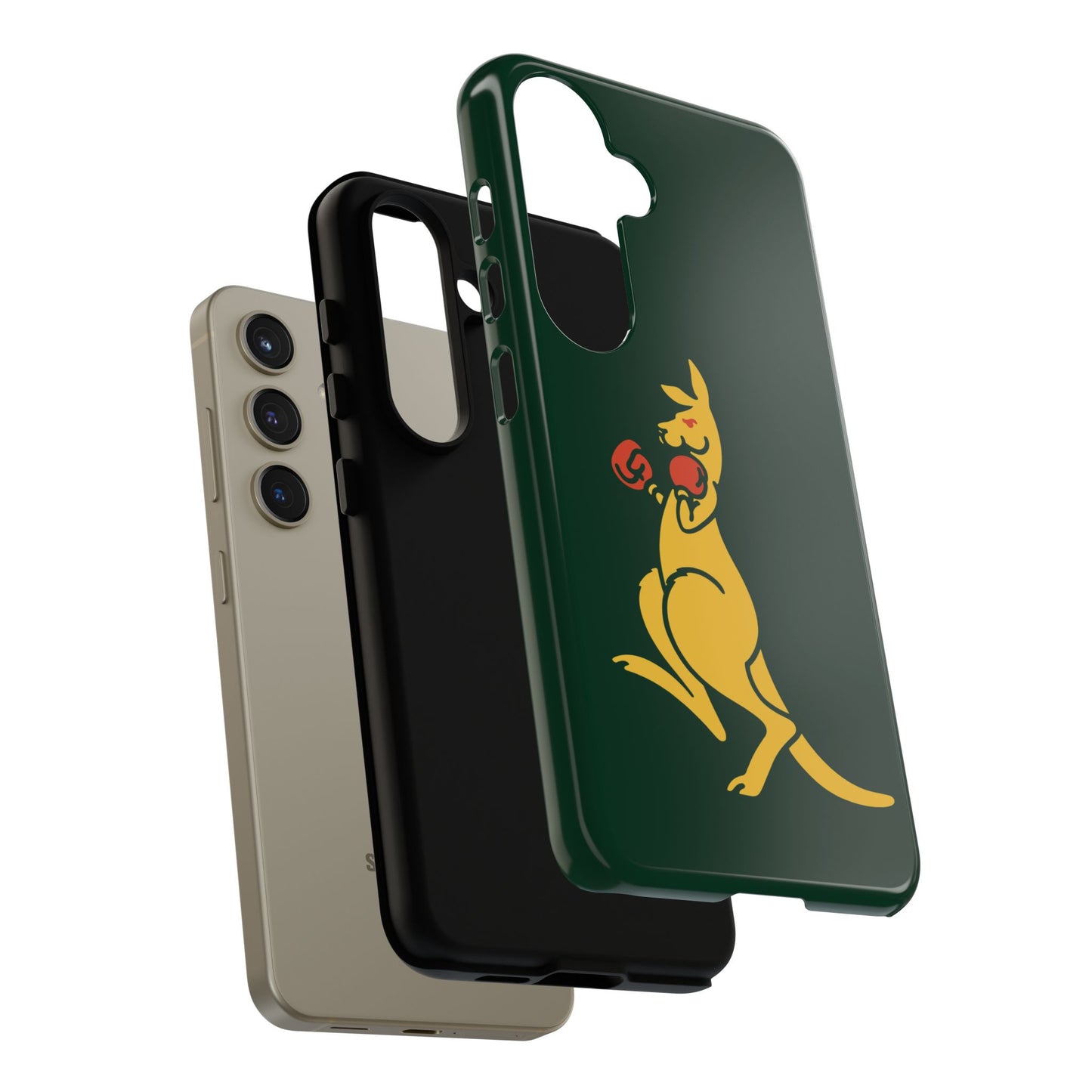 Phone Case - Boxing Kangaroo Bottle Green Tough Protective Case