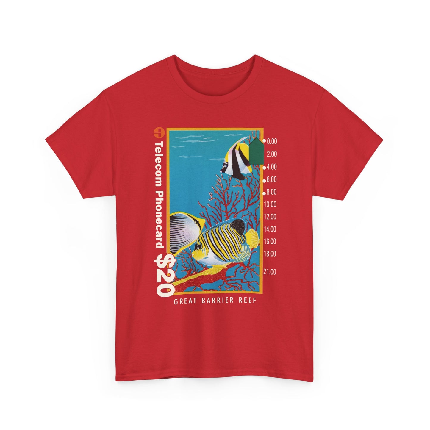 Great Barrier Reef Phonecard Unisex Tee