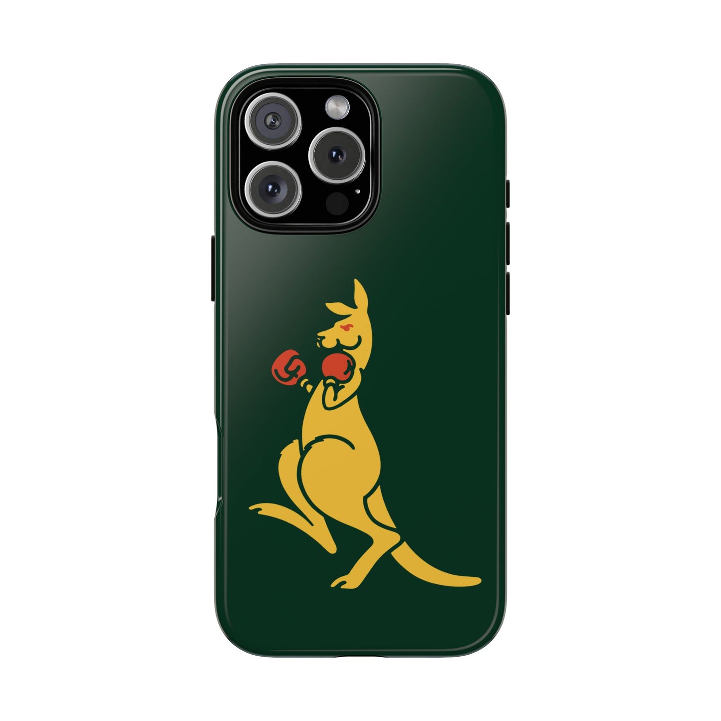 Phone Case - Boxing Kangaroo Bottle Green Tough Protective Case