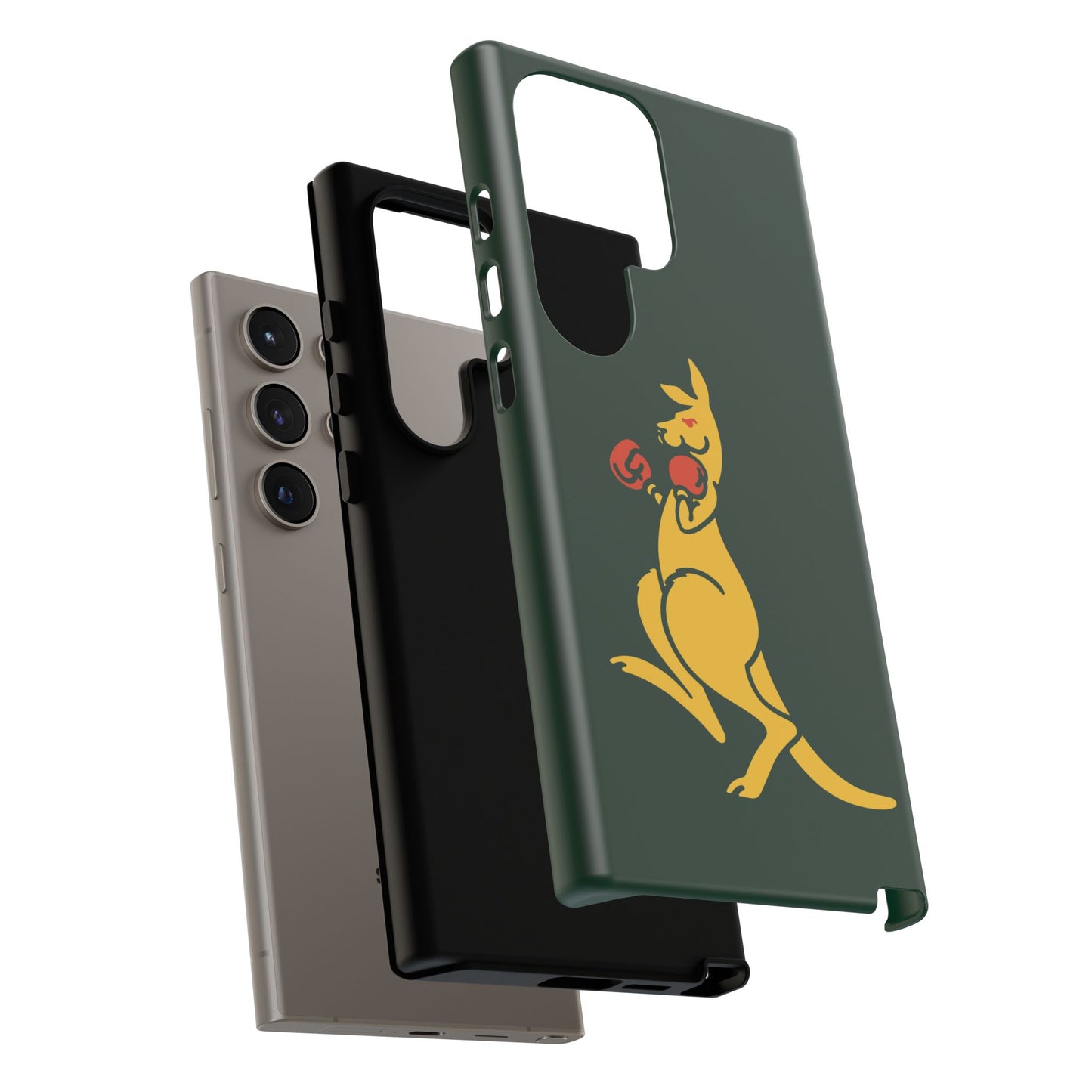 Phone Case - Boxing Kangaroo Bottle Green Tough Protective Case
