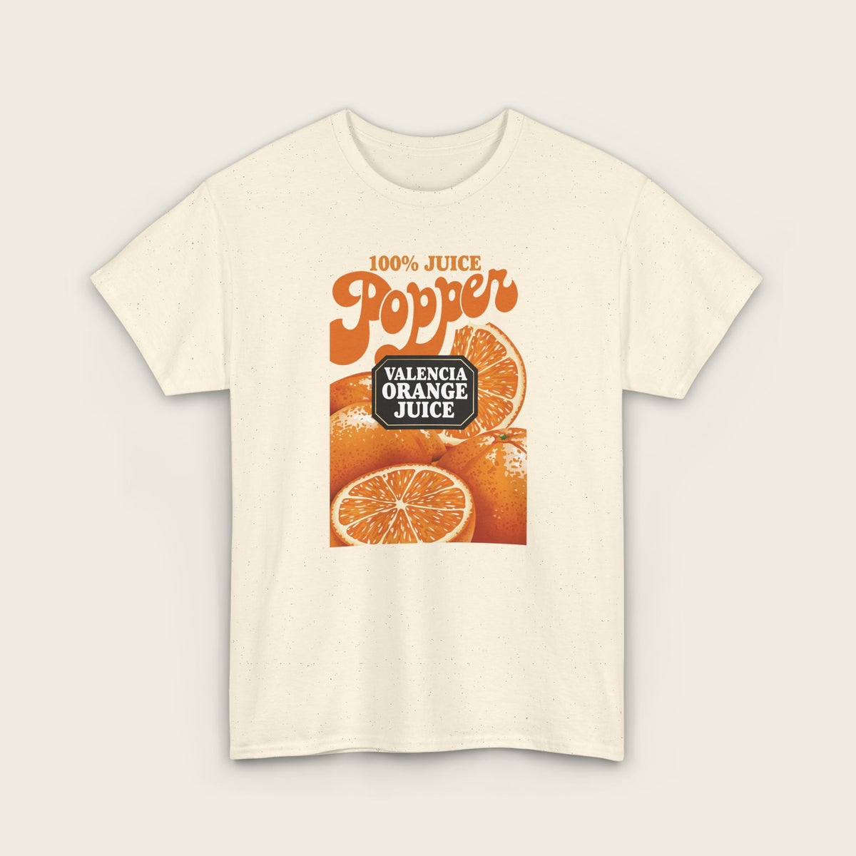 Popper Valencia Orange Unisex Tee