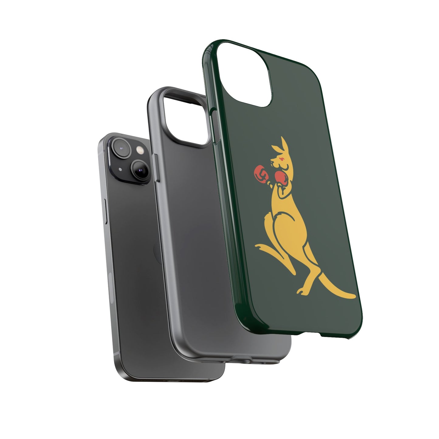 Phone Case - Boxing Kangaroo Bottle Green Tough Protective Case