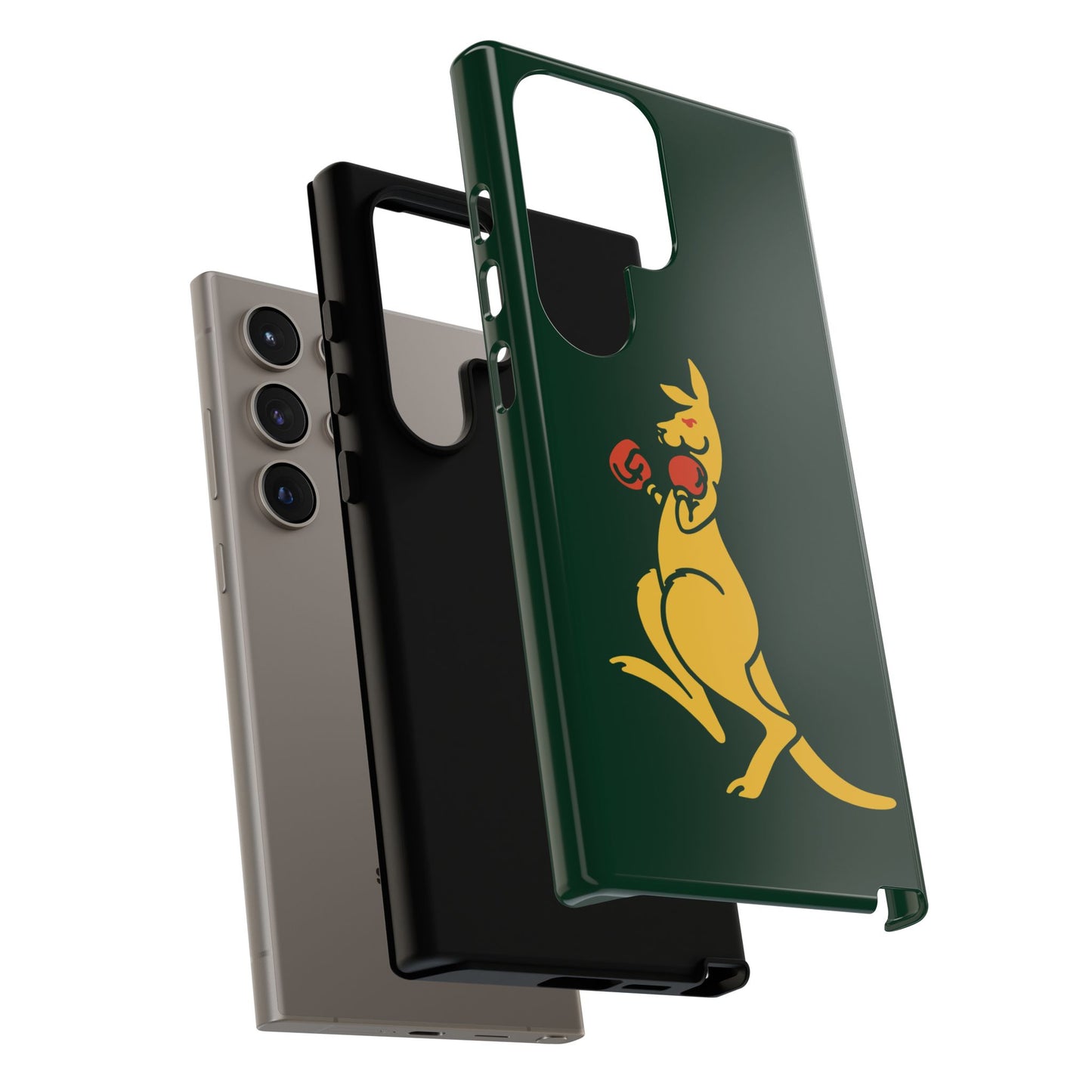Phone Case - Boxing Kangaroo Bottle Green Tough Protective Case