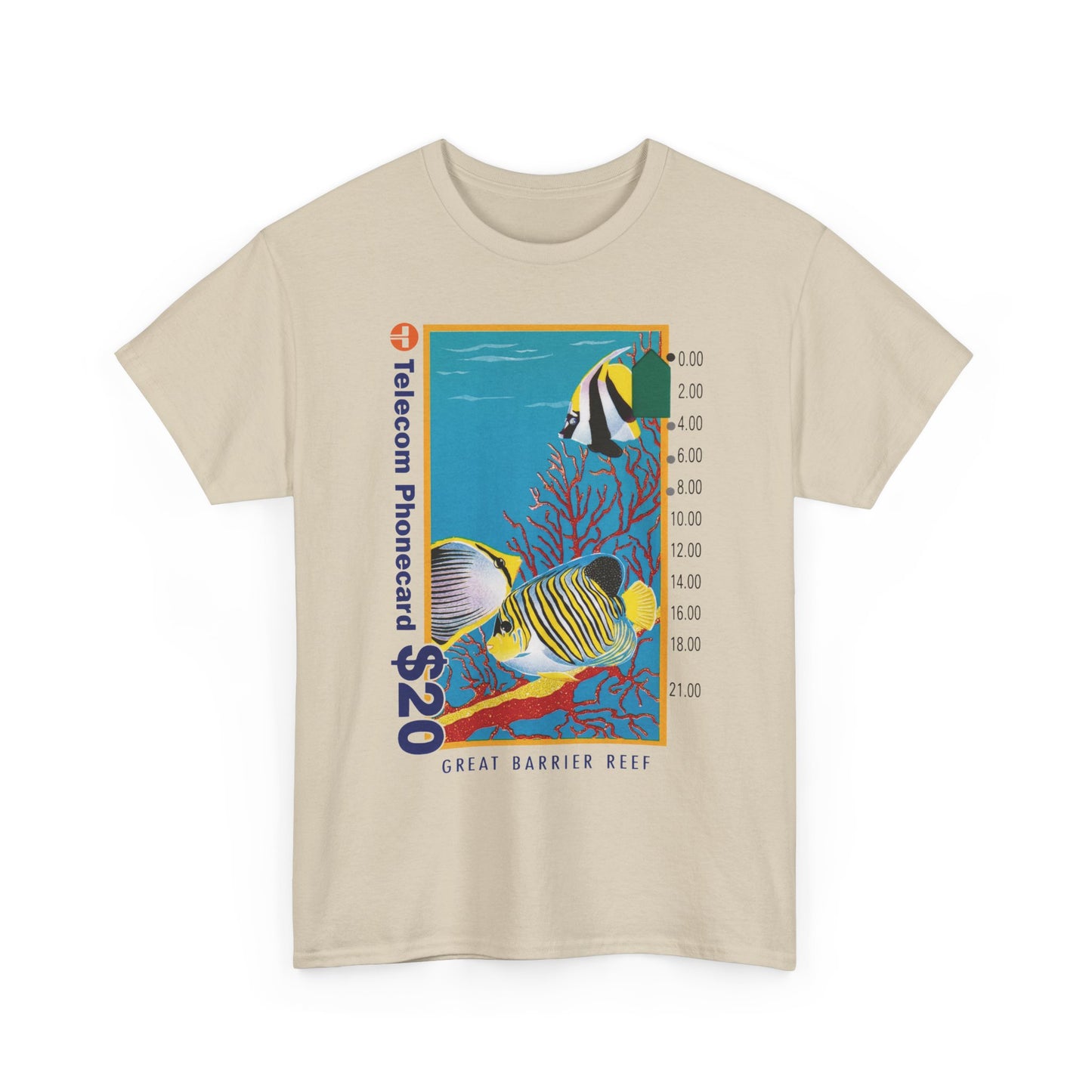 Great Barrier Reef Phonecard Unisex Tee