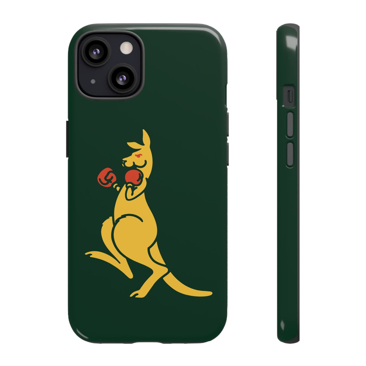 Phone Case - Boxing Kangaroo Bottle Green Tough Protective Case