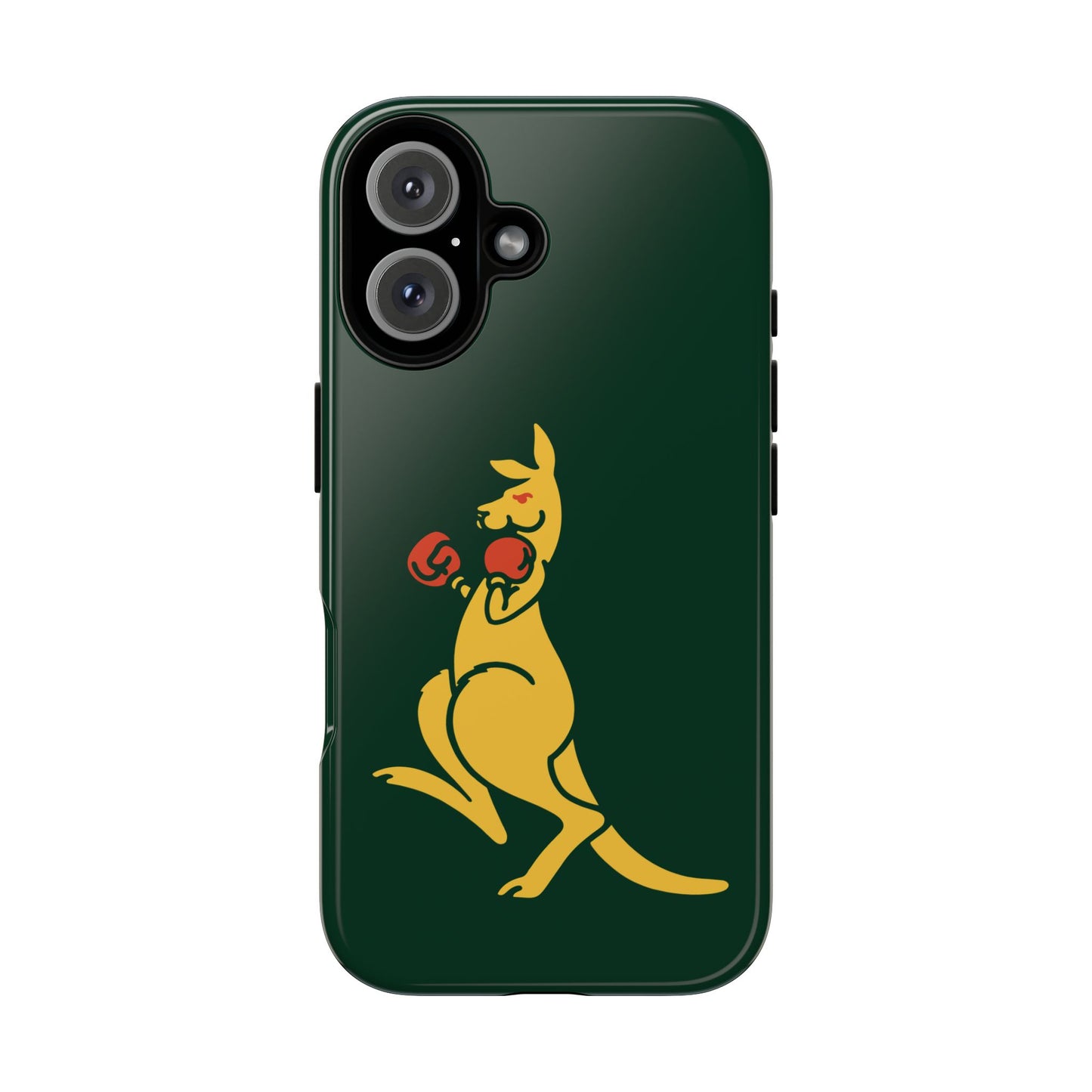 Phone Case - Boxing Kangaroo Bottle Green Tough Protective Case