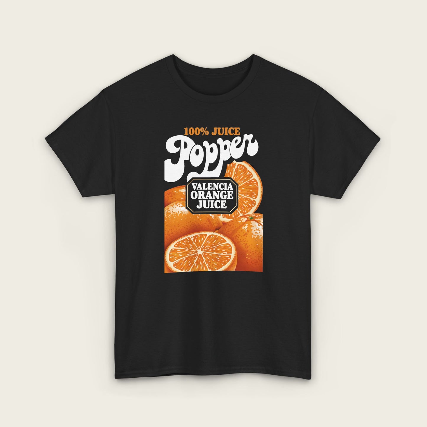 Popper Valencia Orange Unisex Tee