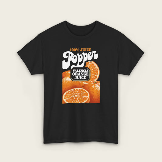 Popper Valencia Orange Unisex Tee