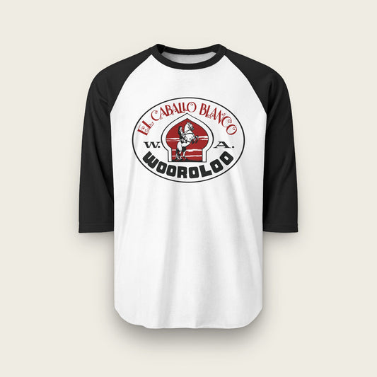 El Caballo Blanco Wooroloo Unisex Raglan Shirt