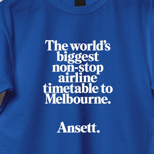 Ansett Non-Stop to Melbourne Unisex Tee