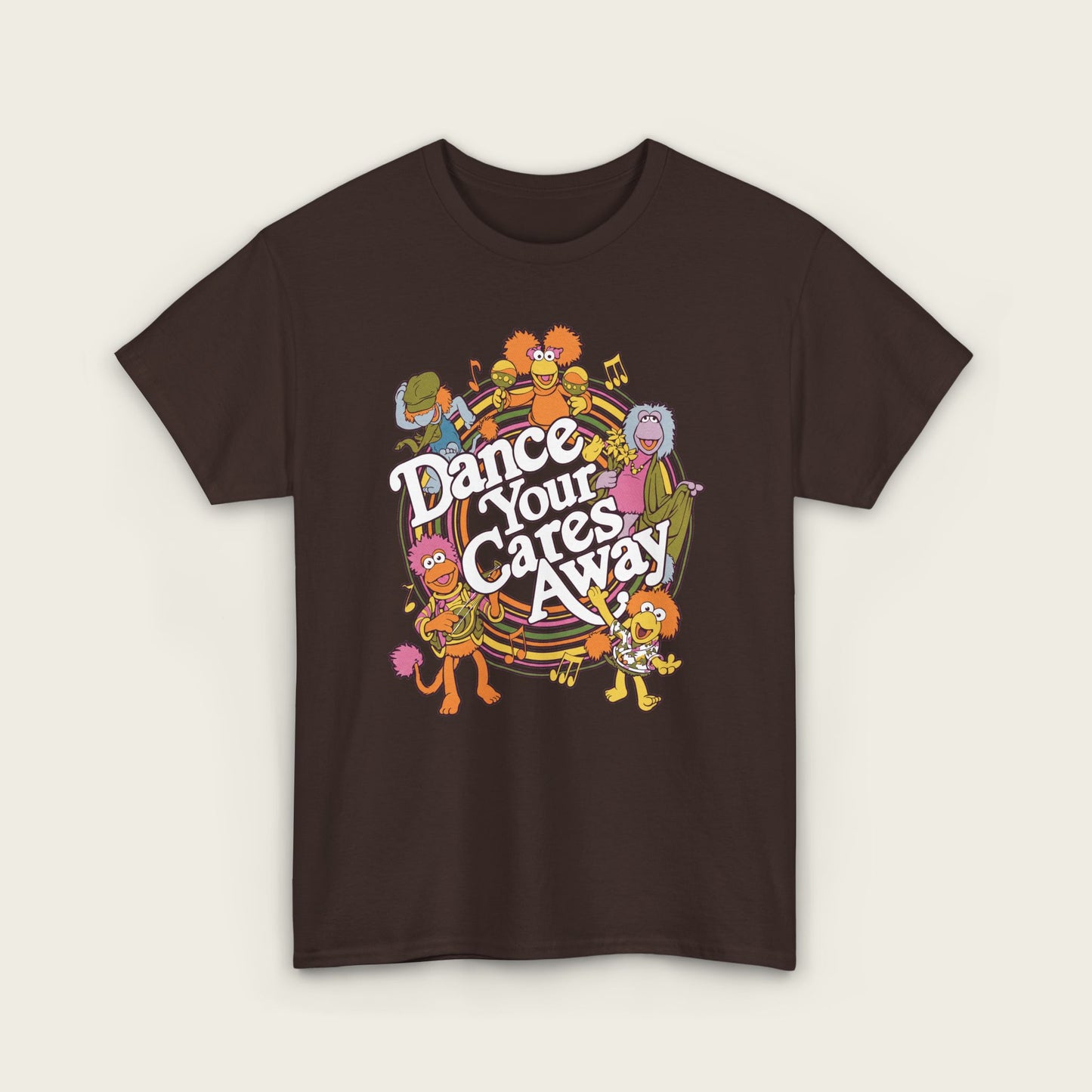 Fraggle Rock - Dance Your Cares Away Unisex Tee