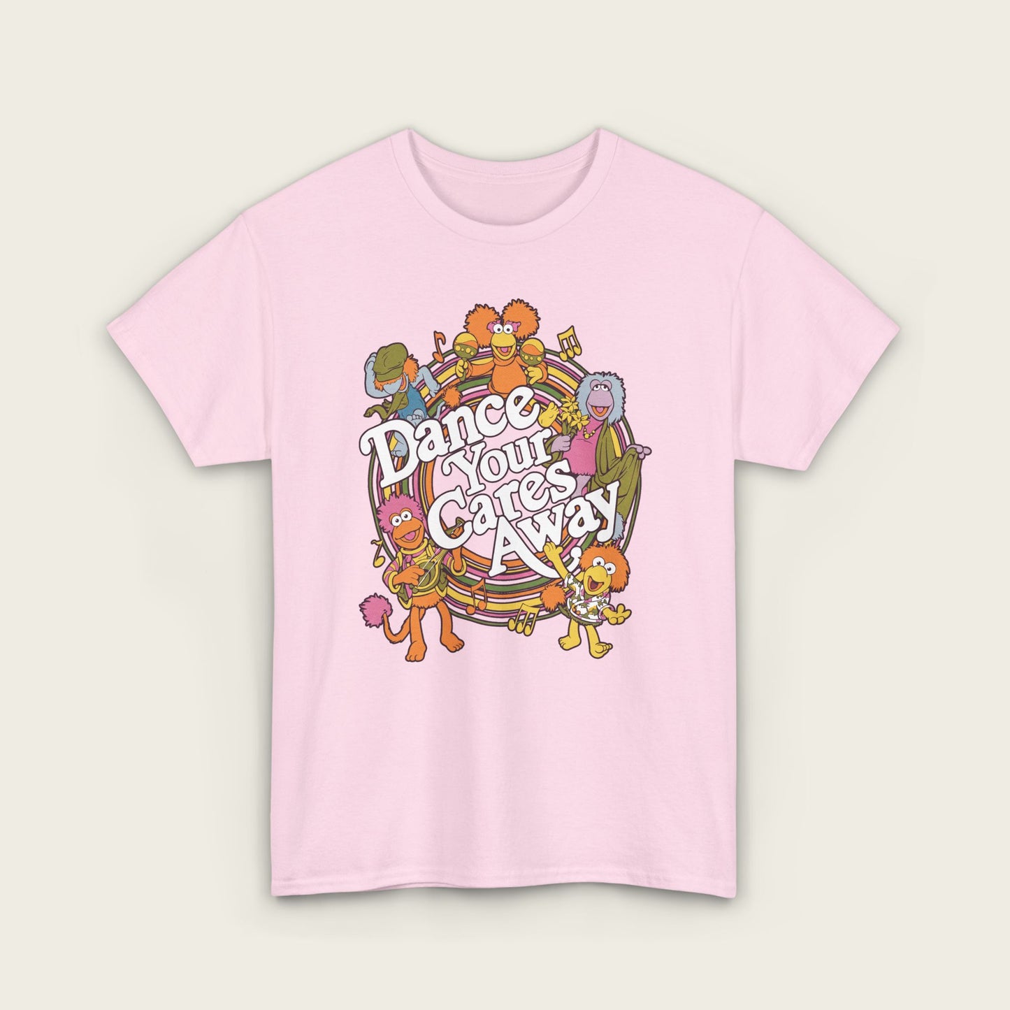 Fraggle Rock - Dance Your Cares Away Unisex Tee