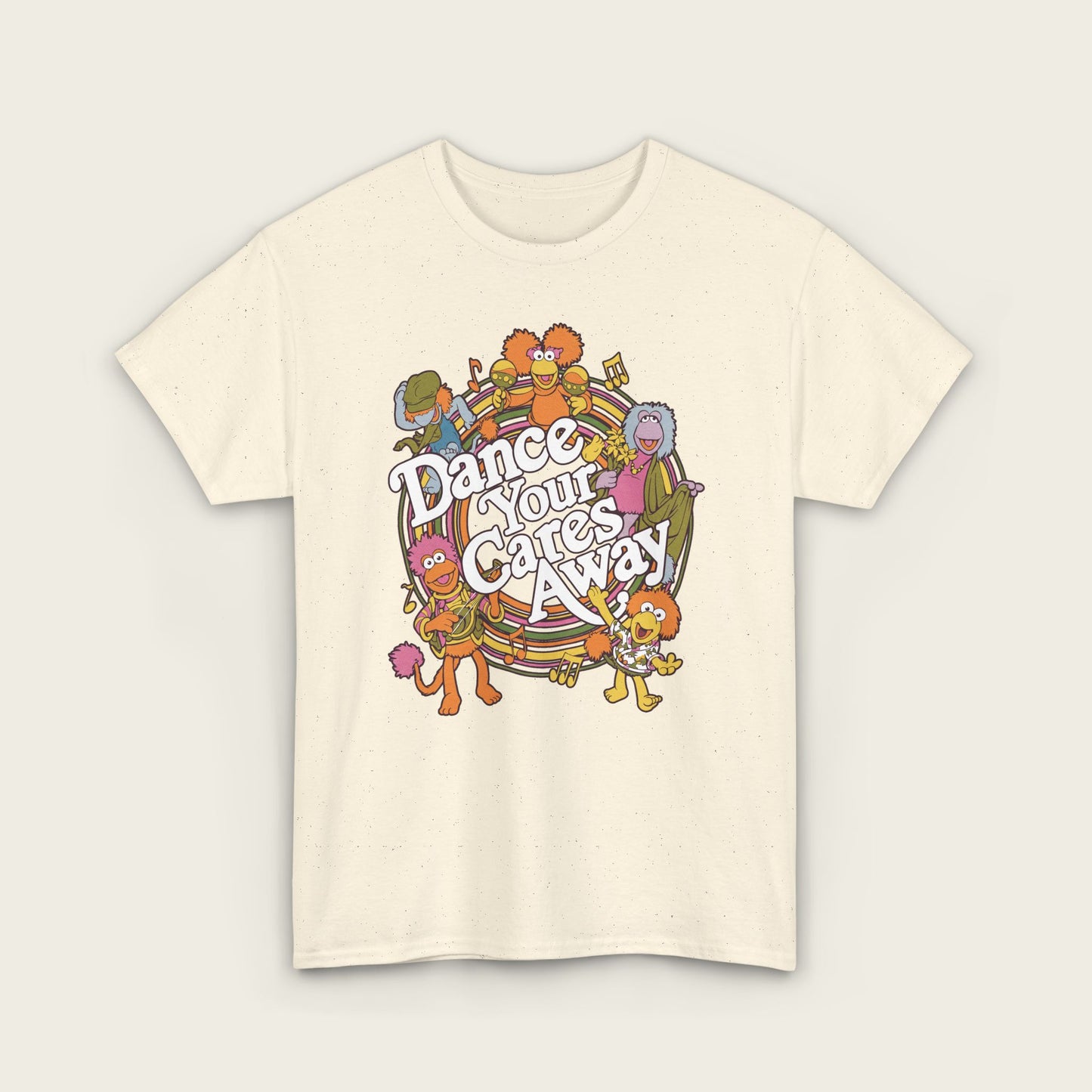 Fraggle Rock - Dance Your Cares Away Unisex Tee